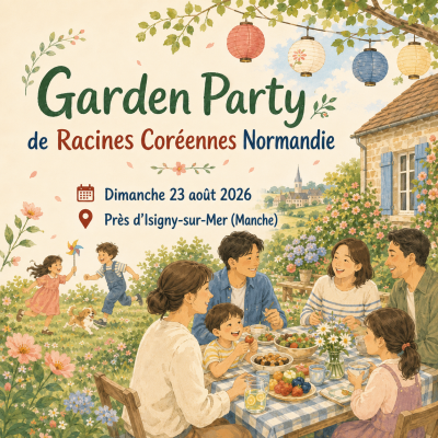 Garden Party de Racines Coréennes Normandie