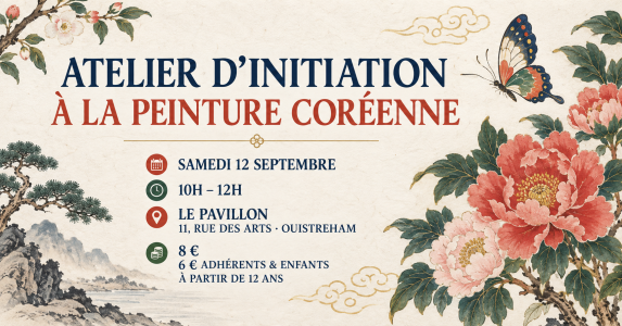 Atelier d’initiation à la peinture coréenne <small>avec RC Normandie</small>