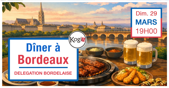 Dîner avec la délégation de Bordeaux au Kogi